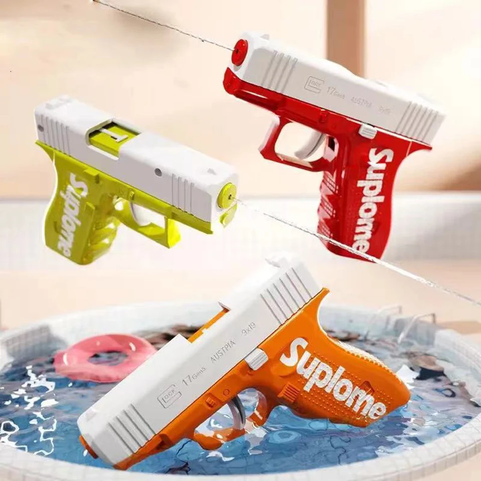 1 Pcs Water Guns Toy Squirt Guns Blaster for Summer Shooting Games Outdoor Beach Toys Water Blaster Pistol for Kids Adult