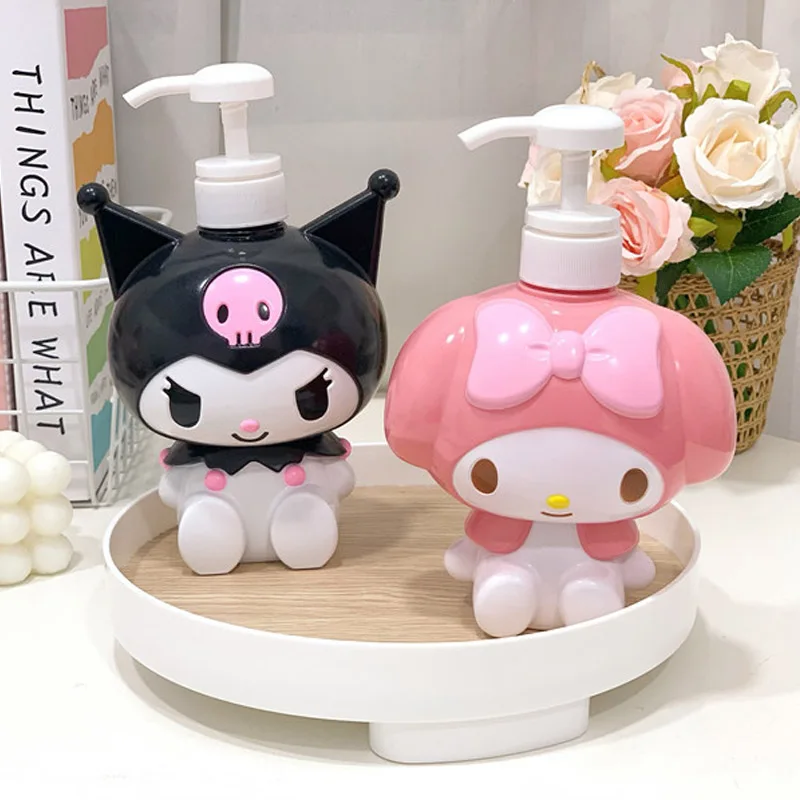 

Kawaii Kuromis сплит-бутылка Cinnamorolls HelloKittys мультфильм трехмерная форма пресс-типа упаковочная бутылка