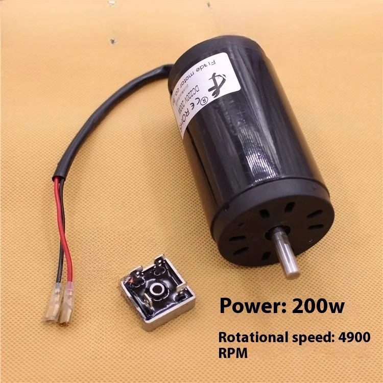 

220V 200W High Power Permanent Magnet DC Generator - Hand Crank/Pedal Power, Heavy Duty Motor for Battery Charging DIY Kit
