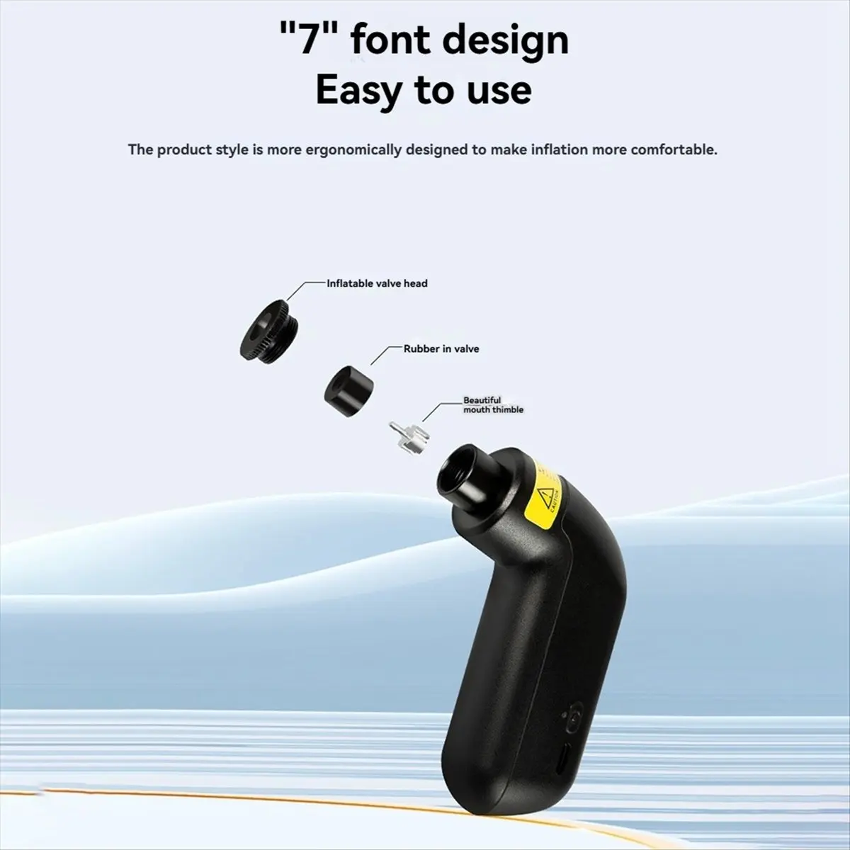 

AD10 Mini Electric Air Pump 100PSI Portable Bike Pump Rechargeable Compressory Tire Inflator for Motorcycle Bicycle Inflator