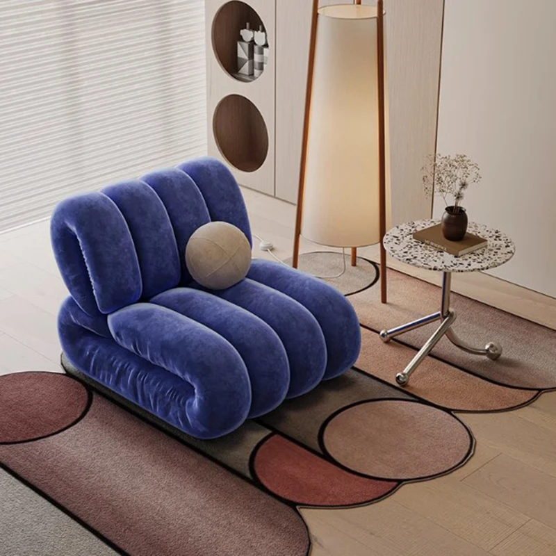 

Salon Modern Living Room Chairs Fabric Support Designer Bedroom Puffs Chairs Lounge Nordic Fauteuil Salon Home Furniture