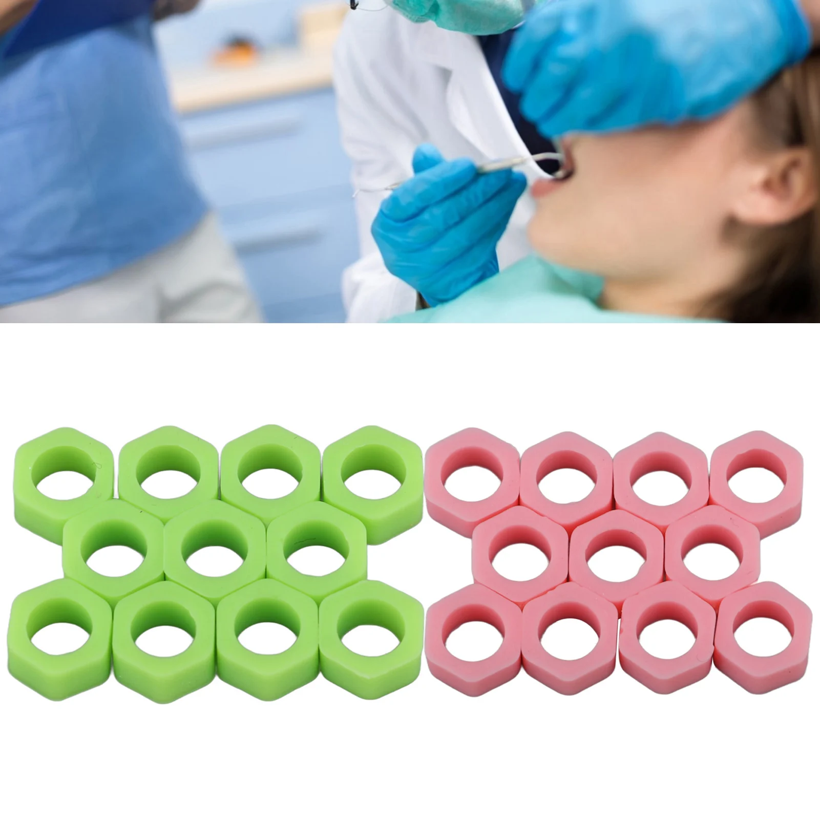 

Dental Rings Silicone Color Instrument Rings for Instruments Identification Dental Rings Color Rings