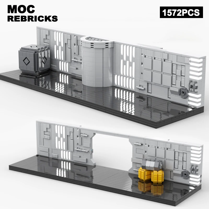 

Famous Film Scene Series MOC Building Blocks Modular Corridors Technology Bricks Assembled Model Space Display Toys Children's