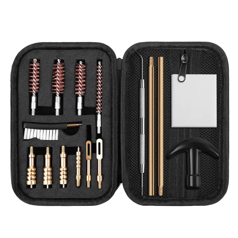 

Gun Cleaning Kit Set 22.357.38 9mm.45 Pistol Universal Guns Hunting Cleaning Kits Brush Gun Clean Sets Pick Tool