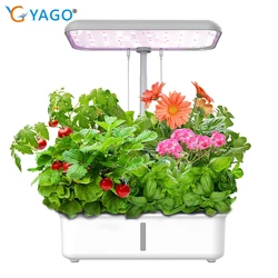 Tuya WiFi Plant Hydroponics Machine Smart Planting System Self Watering Soilless Planting Machine with LED Light for Vegetables