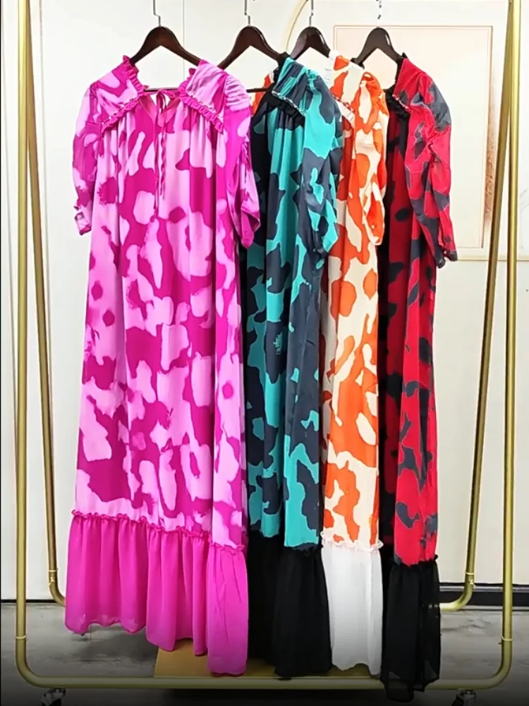 

African Dresses For Women Muslim Fashion Abayas Boubou Dashiki Ankara Outfits Evening Gown Dubai Kaftan Abaya Robe Marocaine