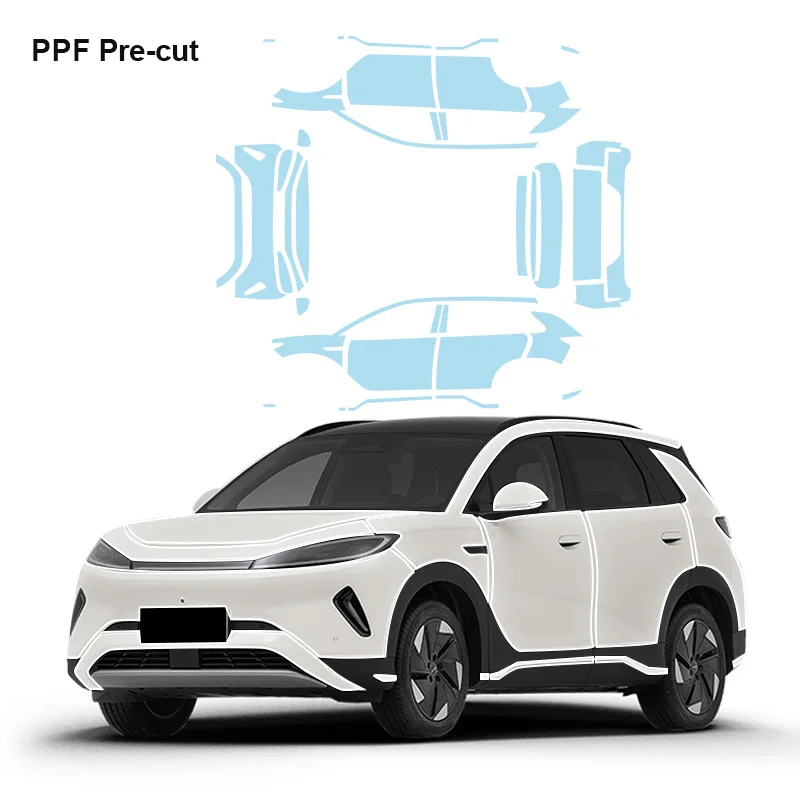 

Suitable for BYD Hiace 05EV self-healing anti-yellowing hydrophobic TPU pre-cut paint surface PPF body protection film