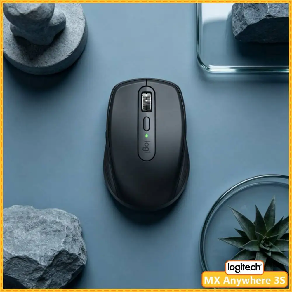 Compact MX Anywhere 3S - 8K DPI, MagSpeed Wheel, Lightweight, Great for Perfume Pop-up & Mobile Sales Desk