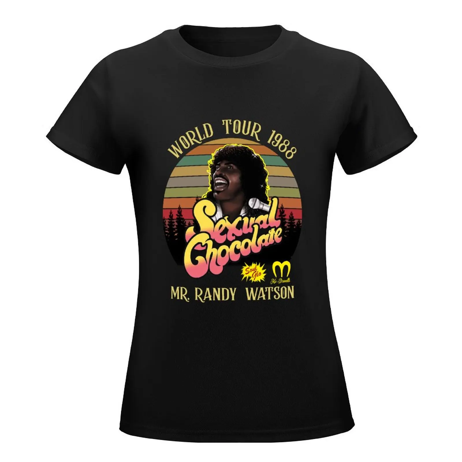 Sexual Chocolate World Tour 1988 Vintage Retro T-Shirt Blouse anime clothes summer top tops for Women