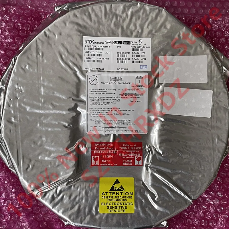 SZFTHRXDZ 100% جديد وأصلي ICM-42688-P LGA14 I428P LGA-14 مستشعر الموقف جيروسكوب