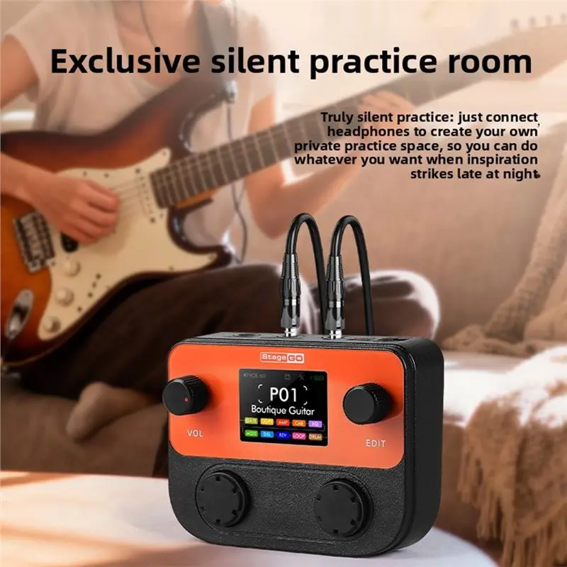 SYDS Guitar Effects Stage GO Digital Pocket Effects For Guitarra Comprehensive Electric Guitar Guitareffects Guitar Effects