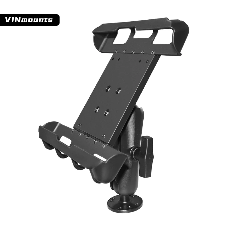 

1.5" Heavy-Duty tablet mount with Ball Head Base And Double Socket Arms for Automotive/Truck/Industrial Displays,PBJ-07