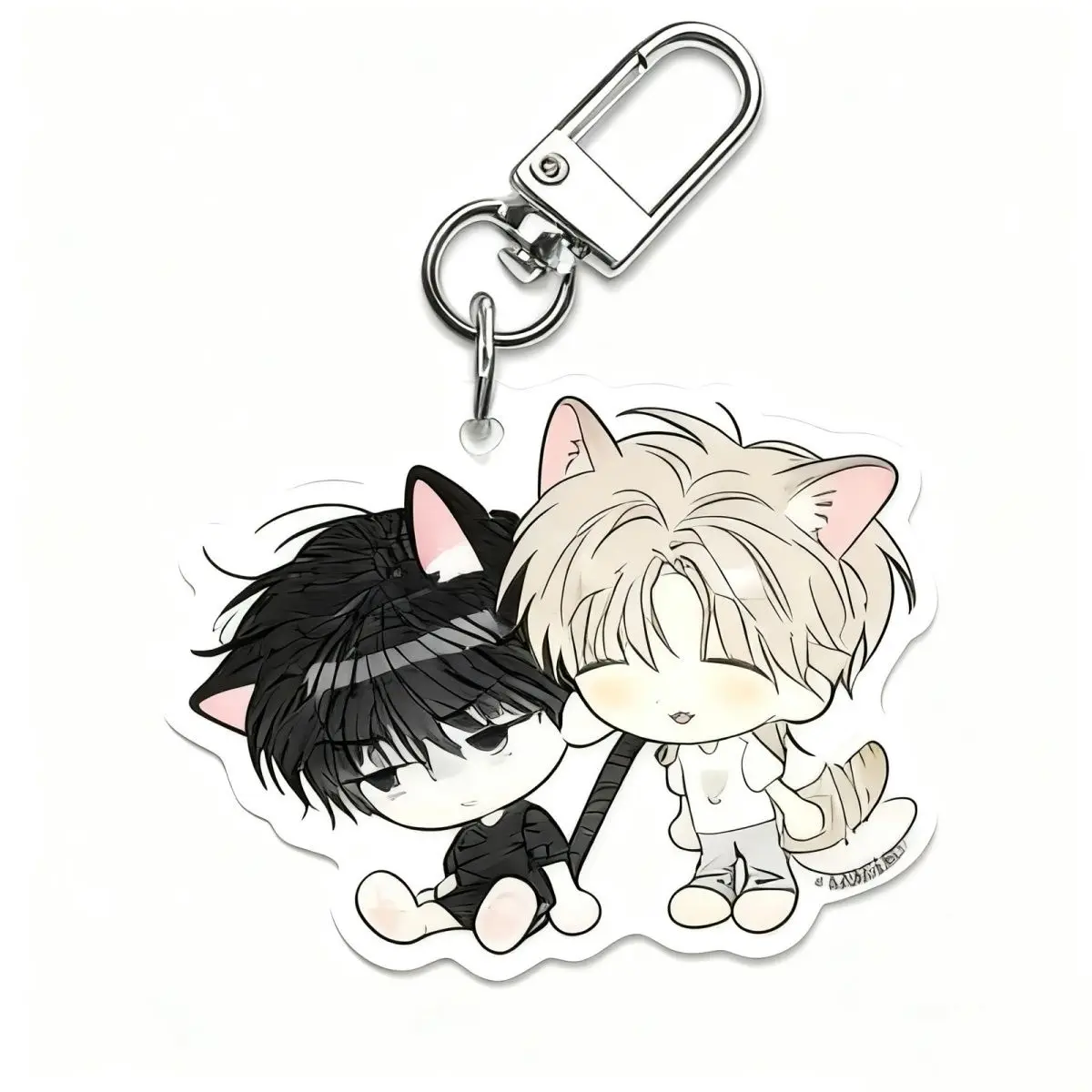 Porte-clés Anime pour femmes et hommes, en acrylique, pendentif, accessoires d'ornement, cadeau pour ami