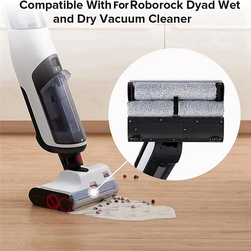

IALJ-Replacement Brush Roller For Roborock Dyad Pro Wet Dry Vacuum Cleaner Accessories Kit
