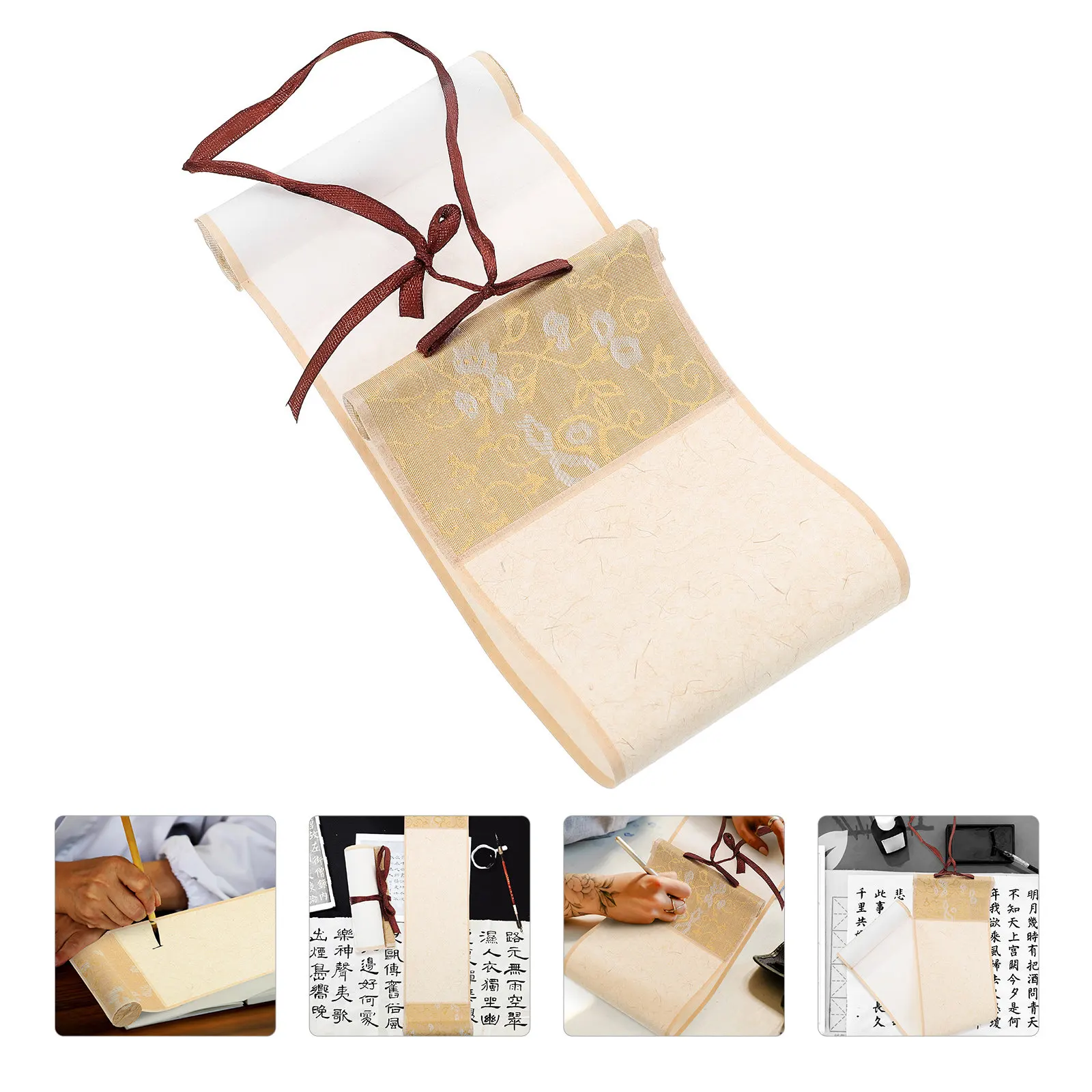 High Quality Rice Paper Scroll for Chinese Painting Calligraphy Practice Slow Ink Infiltration Moderate Ink Inhibition Wall