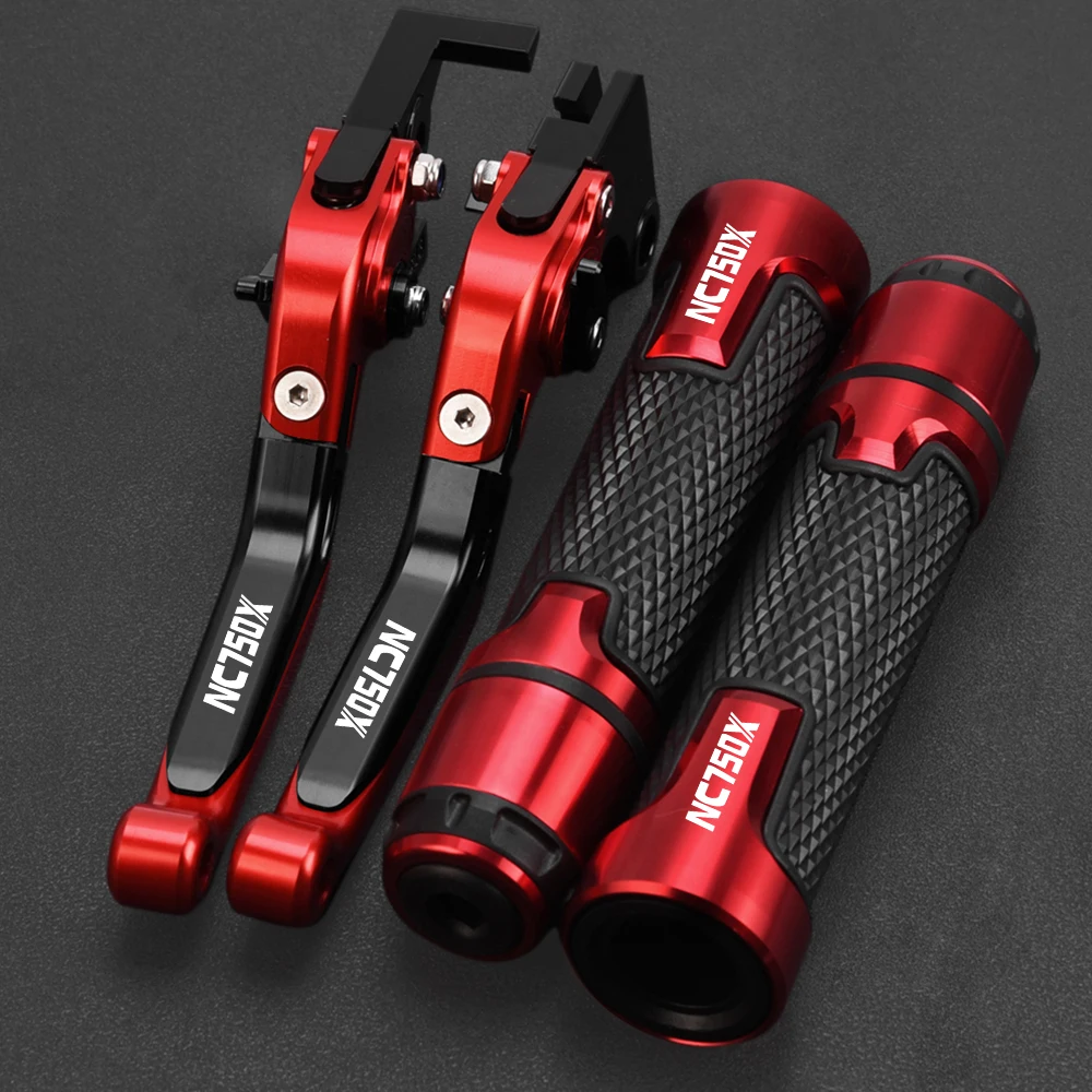 

NC 750 X Motorcycle Accessories Adjustable Brake Clutch Lever Handlebar Hand Grips Parts FOR HONDA NC750X NC 750X 2014 2015