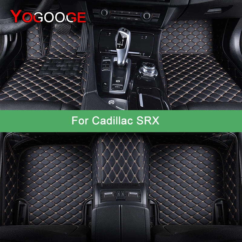 YOGOOGE Custom Car Floor Mats For Cadillac SRX Auto Carpets Foot Coche Accessorie