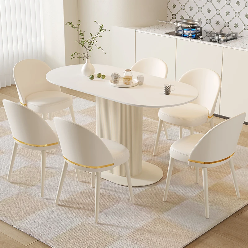 كراسي غرفة المعيشة طاولة طعام الشمال الحد الأدنى داخلي طاولة طعام حديثة شرفة تصميم Muebles Para El Hogar الأثاث