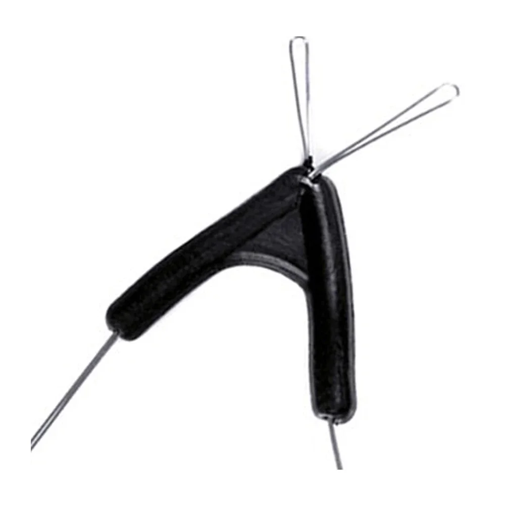 50pcs Double Hooks Contactor Device Line Space Bifurcation Eight Type Space Bean Line Swivel Tool Fishing Accessories