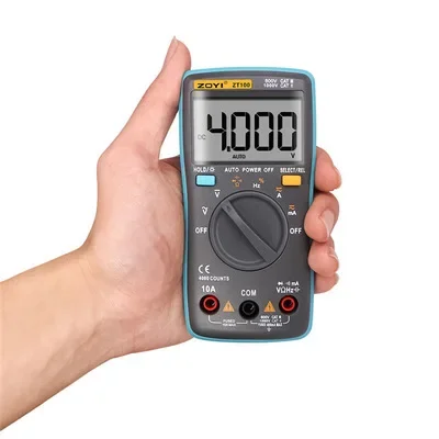 

zoyi ZT100 Digital Multimeter Portable Automatic Range Small Capacitor Burn Proof Electrician Maintenance