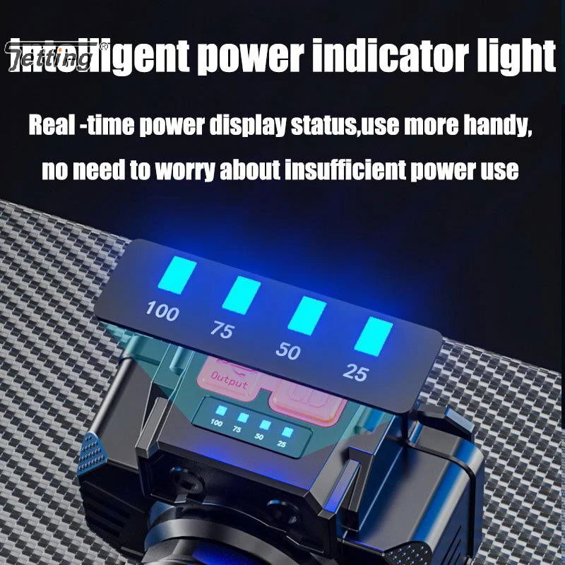 Headlamp Waterproof HeadLight Rechargeable Head Flashlight Original LED Head Lamp High-beam Super Bright Fishing/Camping