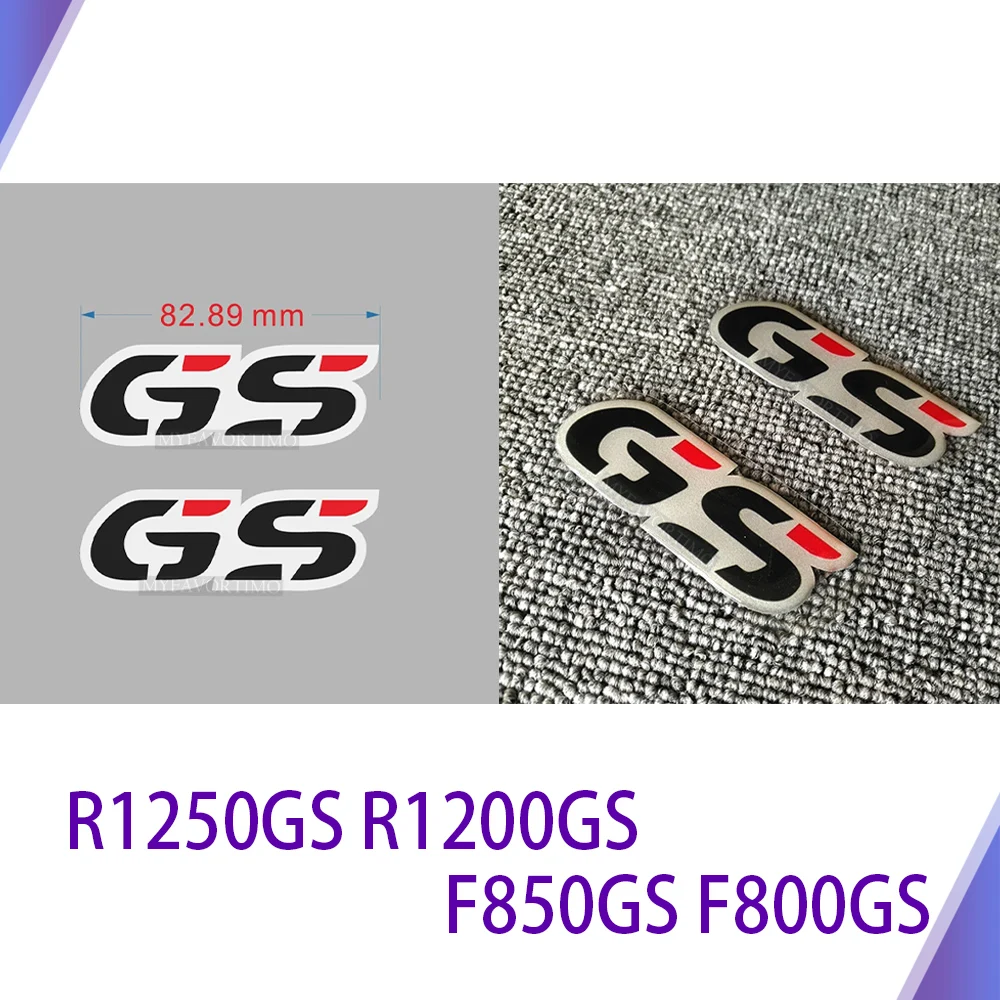 

For BMW R1250GS R1200GS F850GS F800GS G310GS EMBLEM Tank Pad Motorcycle 3D Stickers Decal GS 1250 1200 850 800 GSA Badge