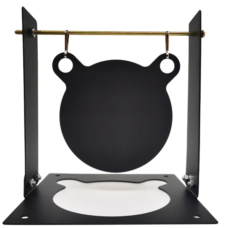 Target Trainer 10cm Steel Bear Shape Creative Parts Portable Durable Outdoor Bear Hanging Target Shooting Targets