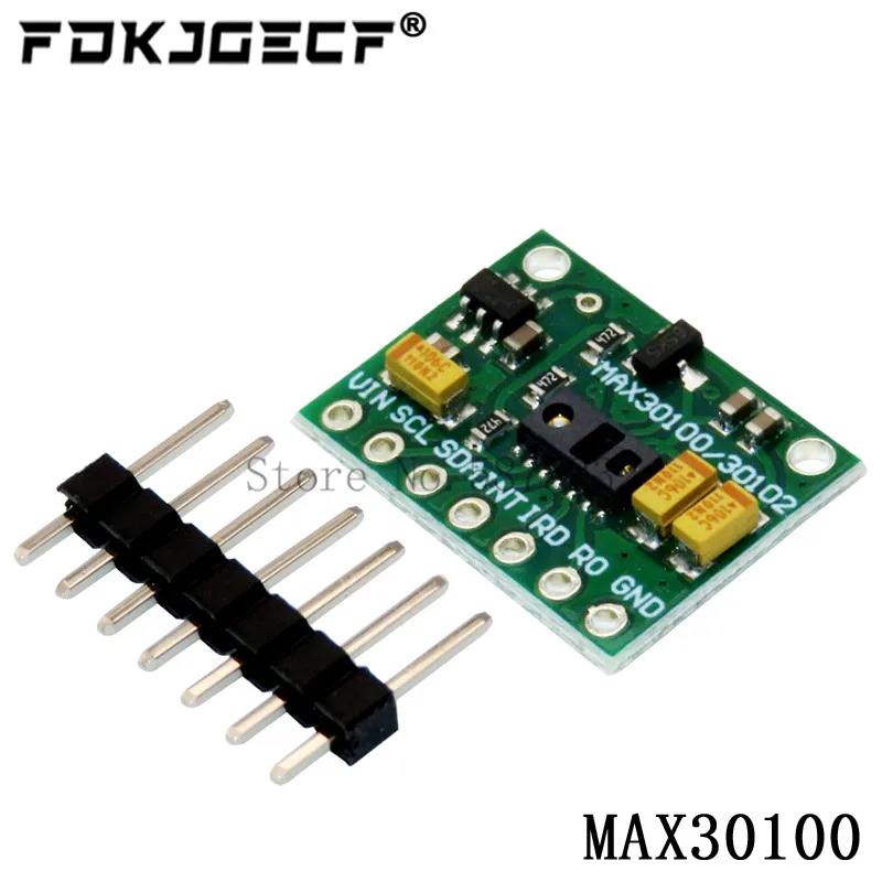 Low Power MAX30102 Heart Rate Pulse Breakout Board For Arduino / Blood Oxygen Sensor Module MAX30100 Pulse Oximeter