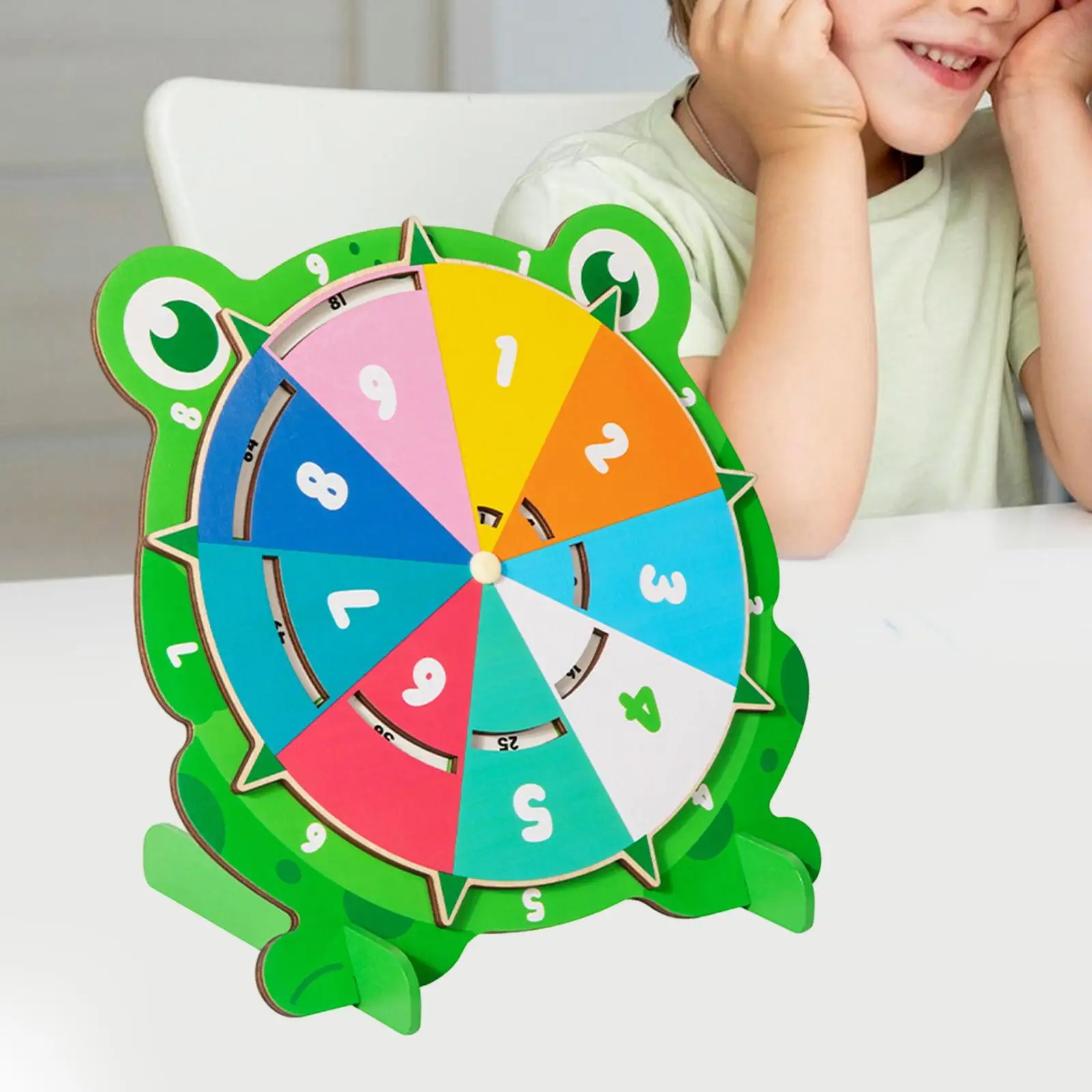 99 طاولة الضرب قرص دوار خشبي أداة تعليمية للرياضيات للمعلم #2