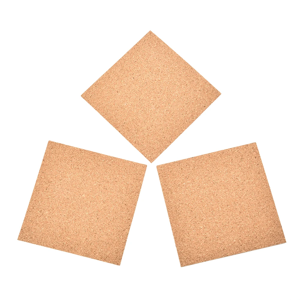 DIY Backing Sheet Cork Coasters Material Package Contents Heat Insulation 20Pcs Cork Coasters Base For Potted Plants