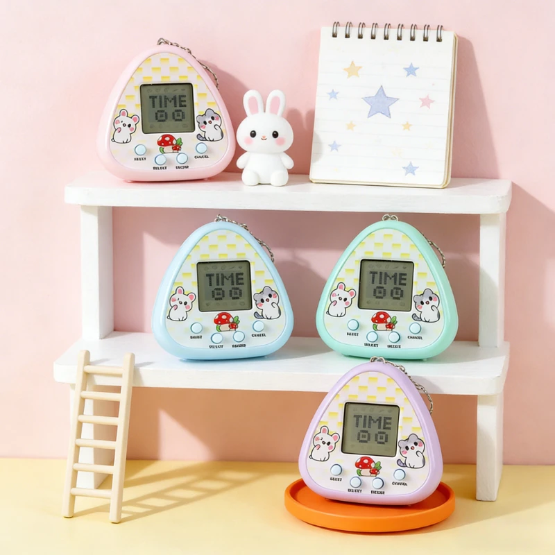 

Multi-color Mini Game Keychain | Fun Virtual Pet Play | Ideal Small Gift for Friends & Family