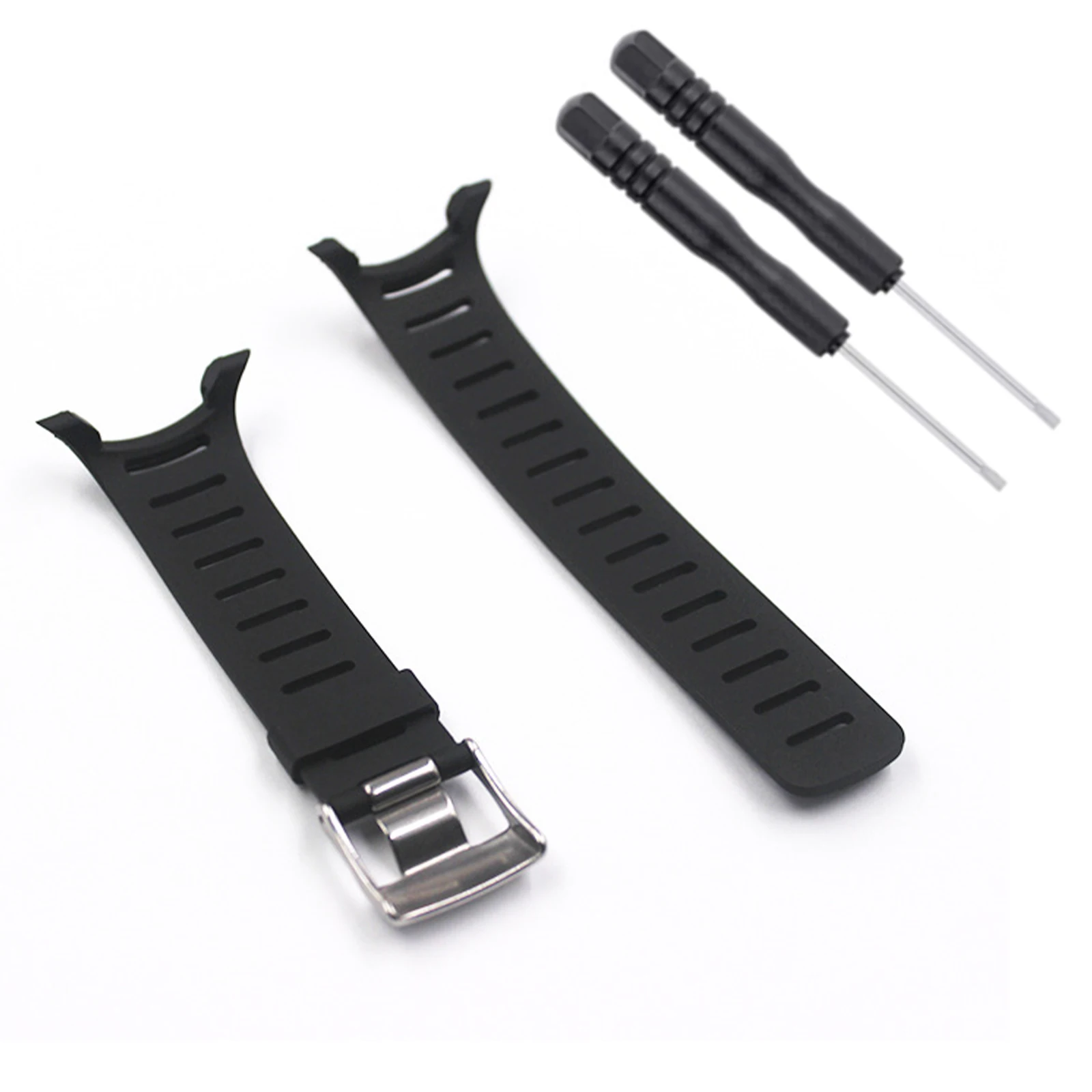 Rubber Strap Men\'s Pin Buckle Watch Accessories For Suunto T1 T1C T3 T3C T3D T4C T4D Sports Waterproof Silicone Strap Watch Band