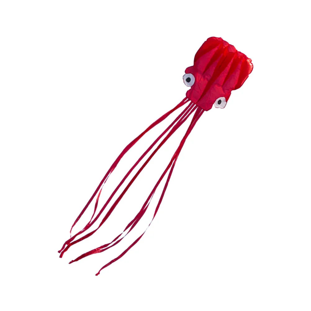 Lindo pipa grande e fácil para crianças, software de pipo, cauda longa com linha voadora de 30 m para praia ou parque (vermelho)