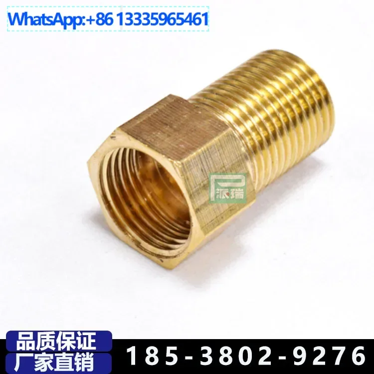 

10Pcs straight tooth double outer wire water pipe copper fill core inside and outside 1/4 1/8 variable diameter connector straig