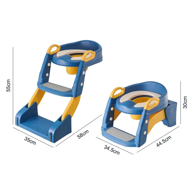 Multifunctionele Opvouwbare Kinderkruk Toiletbril Helper En Ladder Toiletstoel Voor Zindelijkheidstraining Baby Van 0-10 Jaar Oud