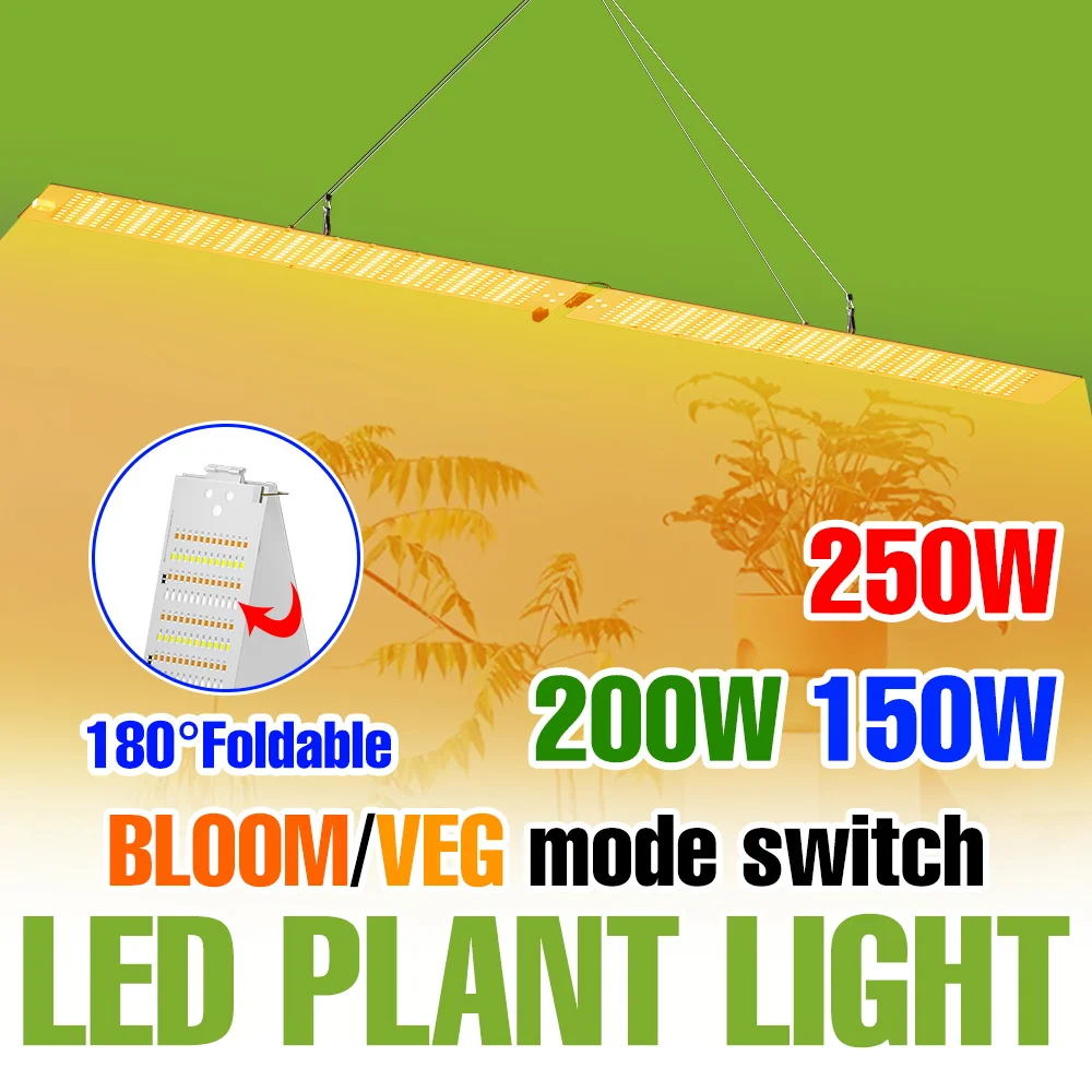 

Светодиодные фитолампы полного спектра 250 Вт, AC100-277V, Quantum Board, для гидропоники, для теплиц, для овощей в горшках, для внутреннего освещения