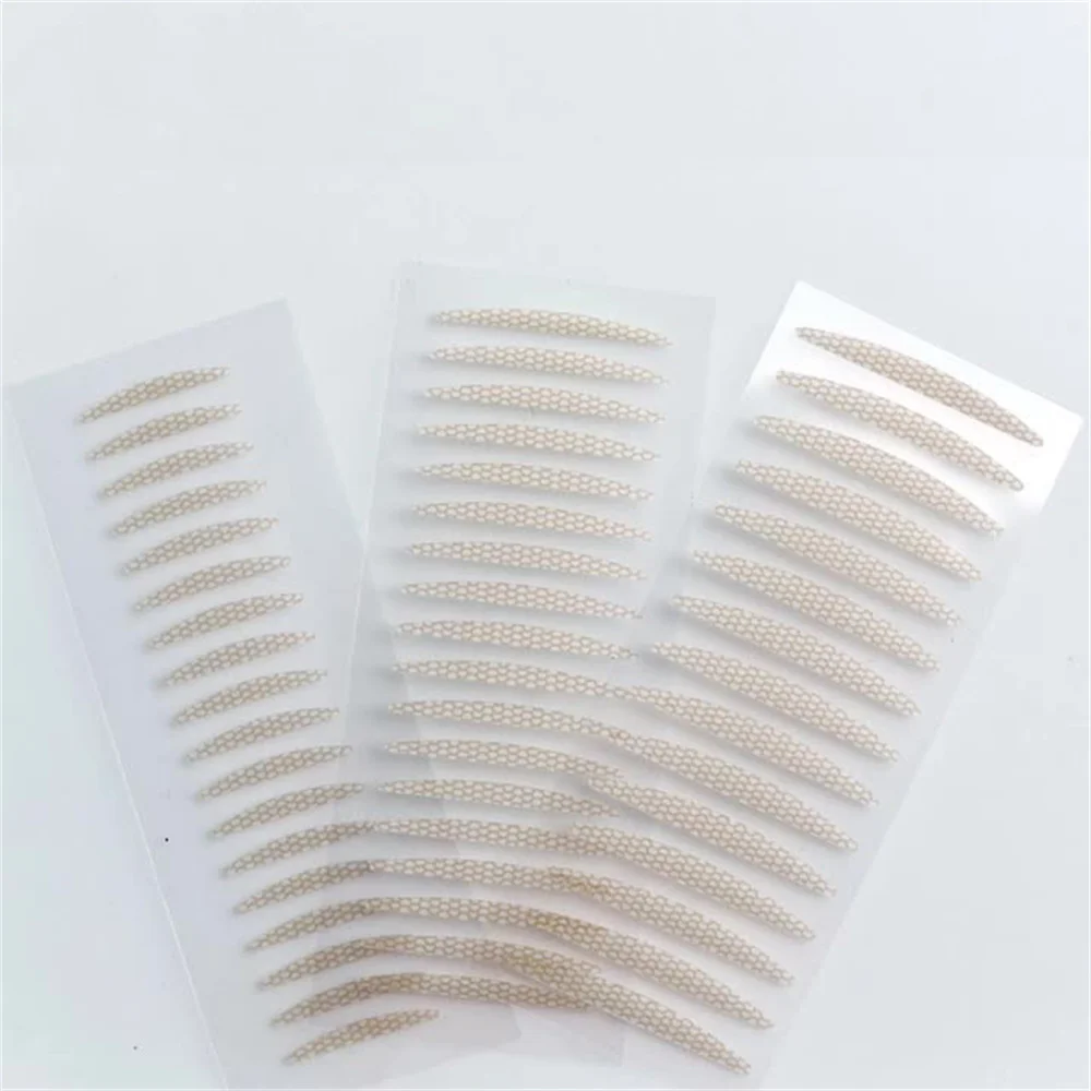 200 pces/180/150 pces adesivo de pálpebra de dobra dupla natural olho-lift malha-renda transparente invisível auto-adesivo fita de pálpebra adesivo