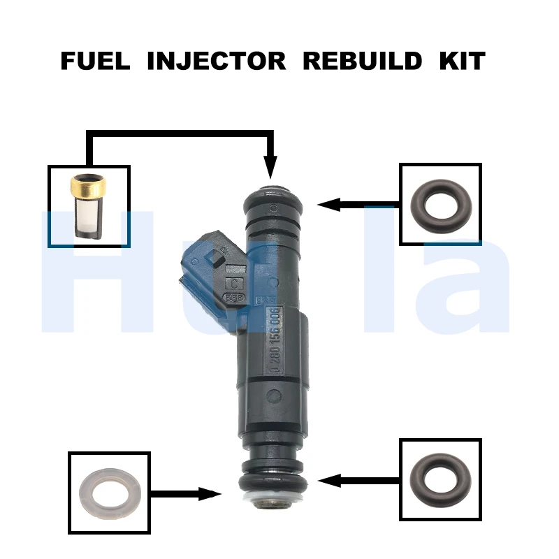 

Fuel Injector Repair Kits Gasoline Gasket for 2010-2011 Kia Soul 1.6L L4 0280156006