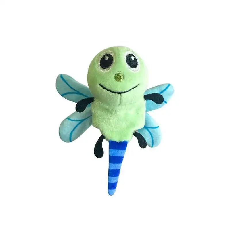 Muñeca de dedo de 9CM, juguete para niños, 6 insectos, serie de animales, mariposa, hormiga, abeja, muñeca de dedo, historia familiar, juego de rol, juguetes para dedos