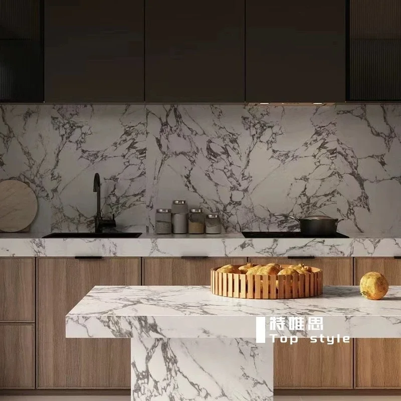 Marble Effect Porcelain Tiles for bathroom wall, large format 90x180cm, Matt Finish Floor