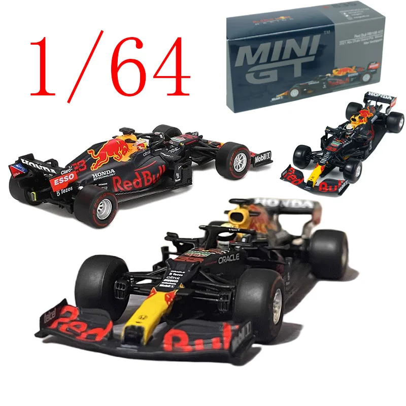 

MINIGT Diecast 1/64 Scale Verstappen Alloy Model Cars Verstappen #836 RB16B #11 Play Vehicles Toys for Boys Gift Original Box