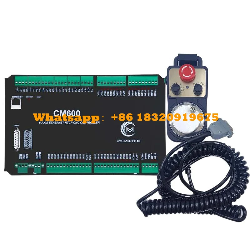 

CNC Engraving Machine Control Card 3axis 4axis Cyclmotion Supports 5axis RTCP 3D Real-Time Tool Path CM600R 6axis Handwheel
