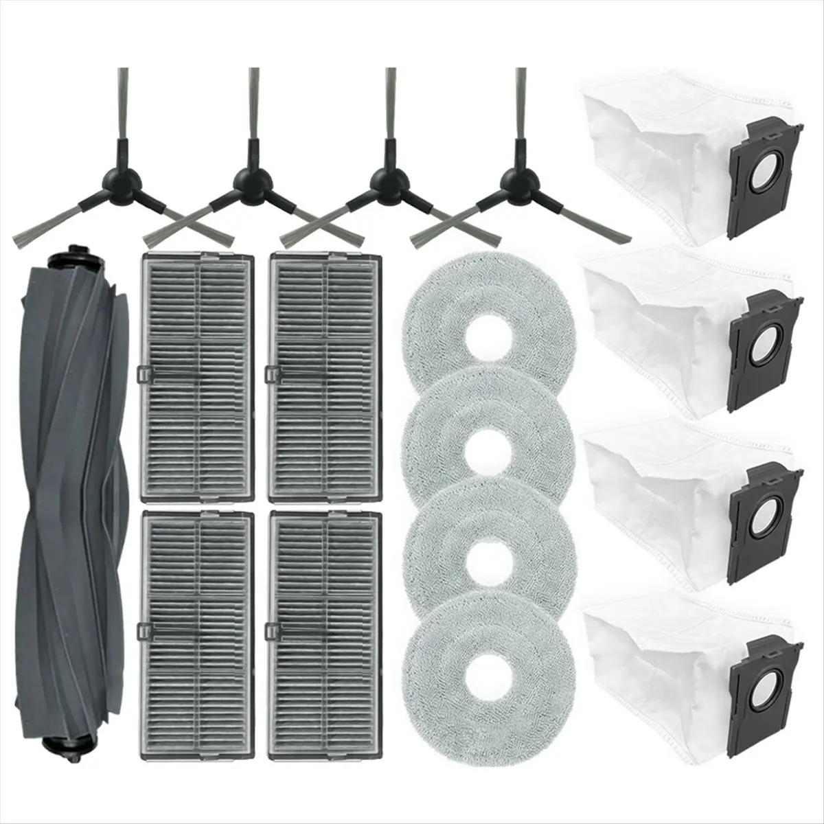 

A51U для Dreame L30s Ultra, Dreame L10s Ultra Gen 2, детали для пылесоса, основной ролик, боковая щетка, фильтр Hepa, швабра, тканевый мешок для пыли