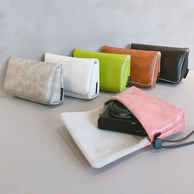 Vỏ camera bảo vệ cho ZV 1F cho túi lưu trữ máy ảnh Vlog kỹ thuật số G7X với lớp lót bên trong mềm