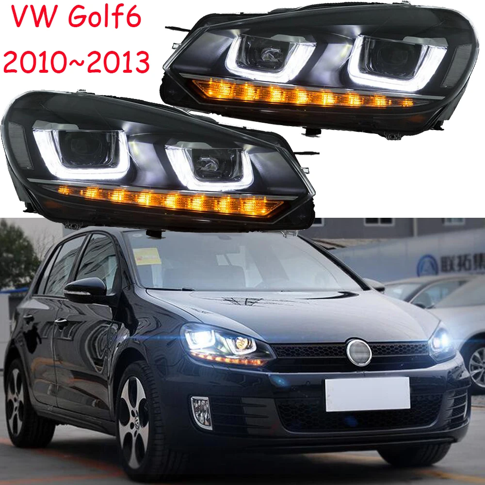 Video display,Car Styling Headlight For Golf6/MK6 2010 2011 2012 2013year Head Lamp R20 Head Lamp DRL Turn Signal Light