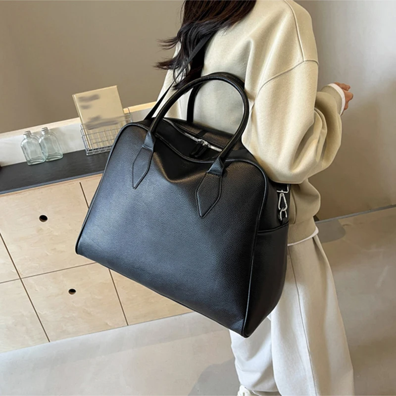 Borsa a tracolla per bagagli da viaggio Borsa a tracolla per allenamento in PU Nuoto Borse a tracolla per yoga Escursionismo all'aperto Shopping Borsone Borsa grande per il fine settimana