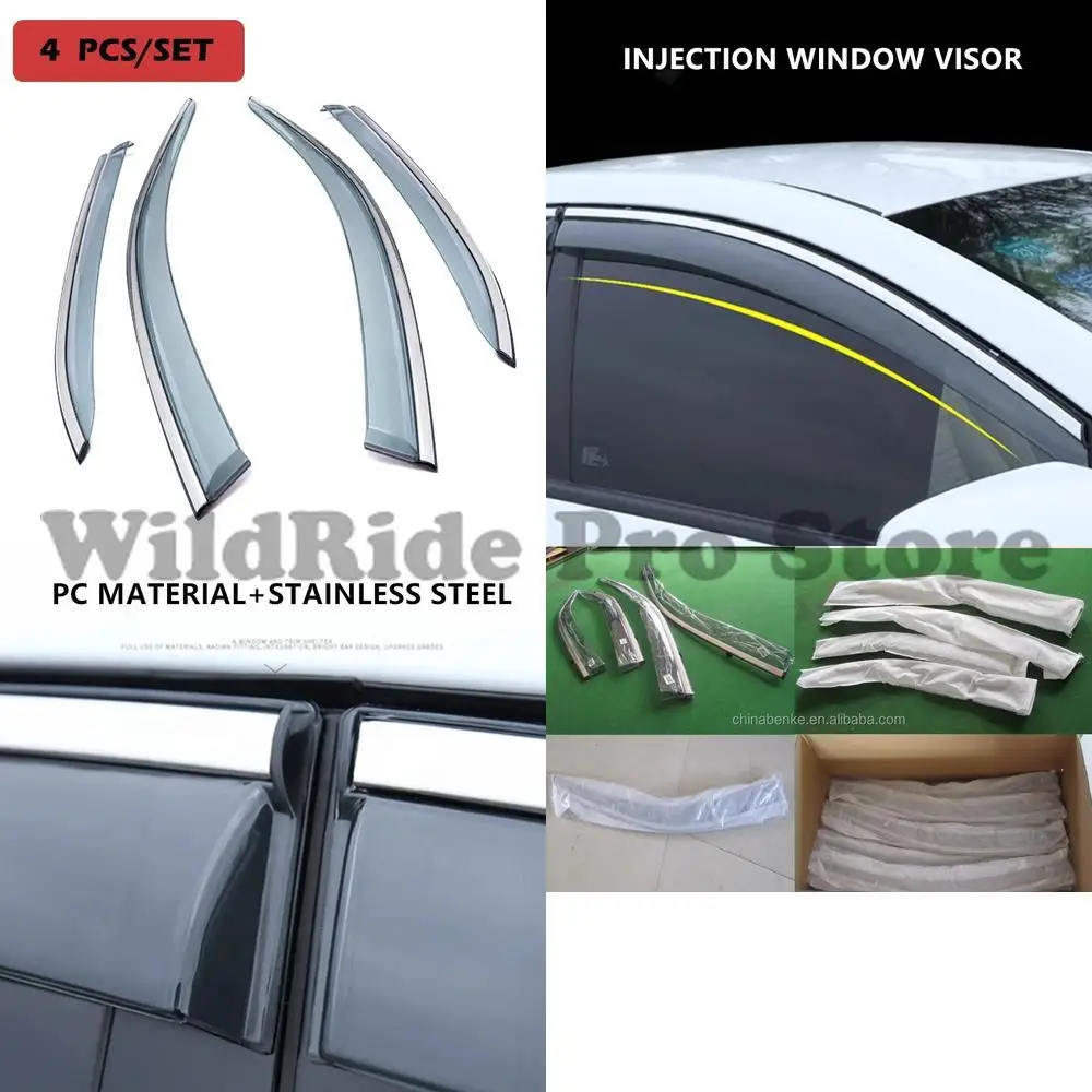 

1 комплект автомобильных аксессуаров, ветрозащитный дефлектор для RENAULT DACIA DUSTER 2010 2017 2018, козырек на дверное окно, защита от дождя