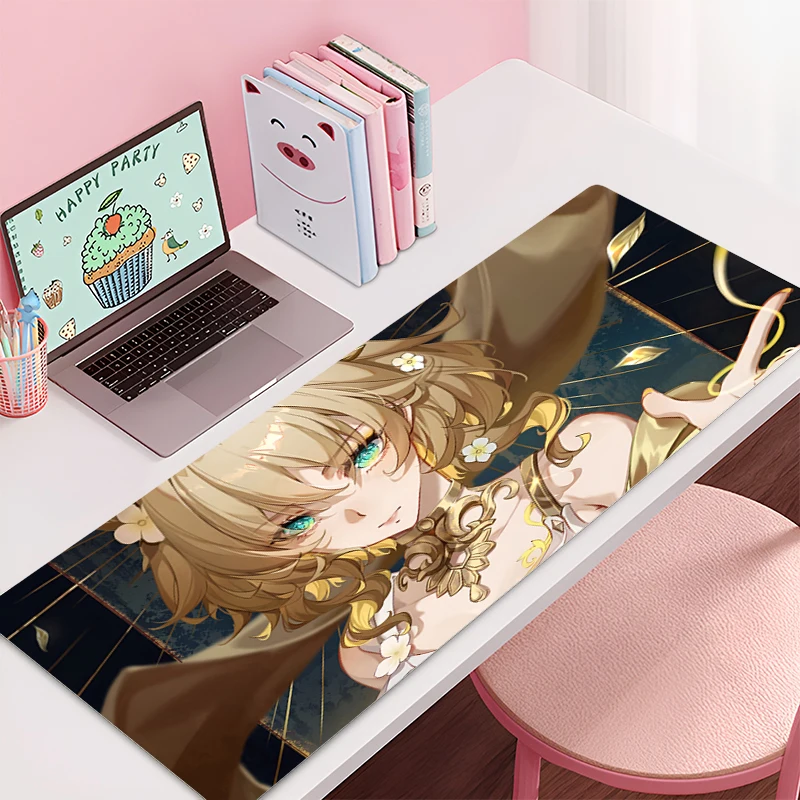 

Mouse Pad Large Honkai: Star Rail Aglaea Anti-Slip Rubber Gaming MousePad Durable Desk Pad for Office and Gaming game Mousepad