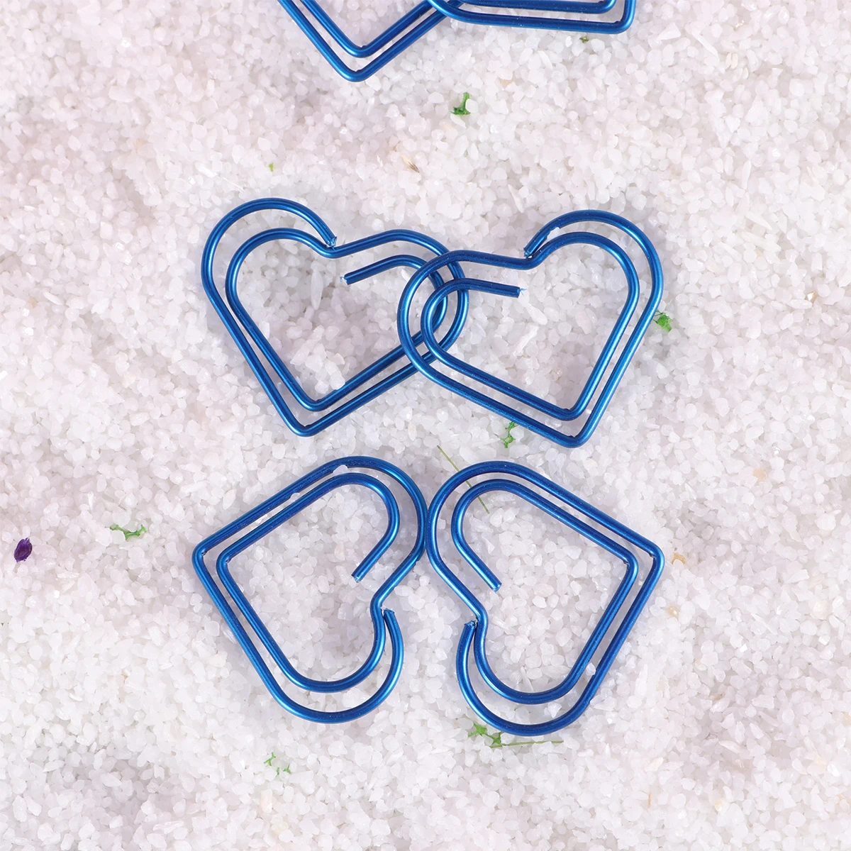 

100 Pcs Books Heart Shaped Paper Clip Child Clips Large Office Bookmark for Kids