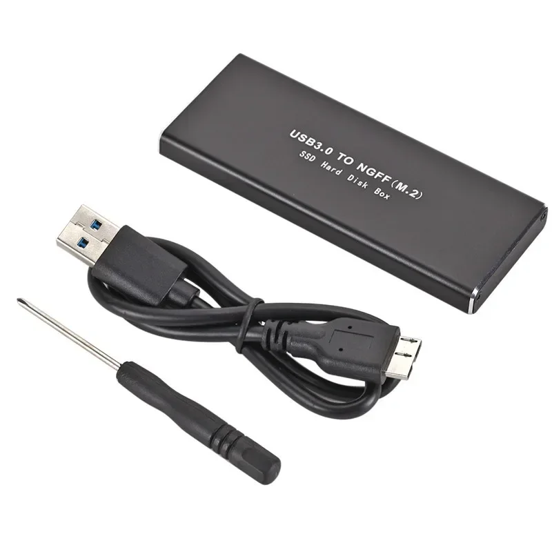 حاوية محرك الحالة الصلبة الخارجية SSD صندوق دعم 2230 2242 2260 2280 القرص الصلب USB 3.0 إلى M.2 NGFF USB 3.0 M2 SSD